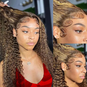 Perruque dentelle frontale 40 pouces 40 50 60 pouces Perruque cambodgienne en cheveux humains bruts Perruques personnalisées naturelles de salon de beauté de marque privée - Product Image 2