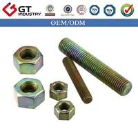 High Strength Carbon Steel DIN975 Threaded Rod M10 M12 M16 M20 M24 for Steel Structure Construction