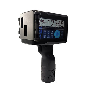 Nueva Impresora de Inyección de Tinta Manual Industrial de Doble Boquilla, Portátil, de Alta Resolución, con Pantalla Táctil, 50 mm, Máquina de Codificación <span class=keywords><strong>HP</strong></span> para Fechas - Product Image 2