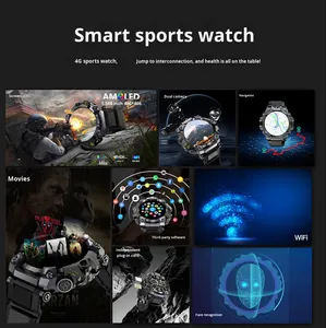 Reloj Inteligente 4G <span class=keywords><strong>para</strong></span> Exteriores con Pantalla AMOLED, Android, GPS, Correa <span class=keywords><strong>de</strong></span> Silicona, Asistente <span class=keywords><strong>de</strong></span> Voz, Videollamada, Red Completa, Tarjeta SIM Global, Plástico - Product Image 4