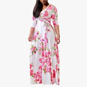 MC5317 a basso prezzo caldo di vendita a manica lunga nera aderente Maxi <span class=keywords><strong>abito</strong></span> <span class=keywords><strong>elegante</strong></span> per le signore - Product Image 1