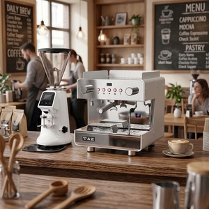 Cafetera Espresso Comercial con Caldera, Portafiltro de 58mm, Control PID, Compacta para Food Truck y Cafetería - Product Image 1