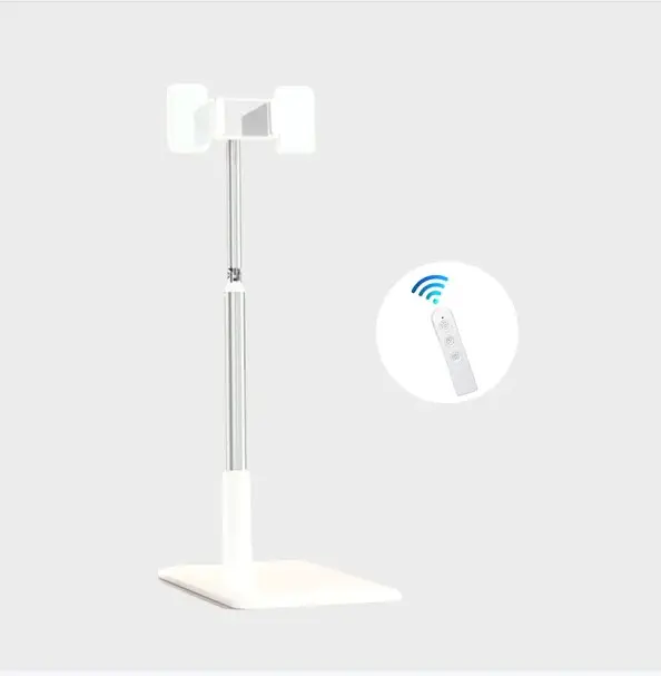 Evrensel zemin standı açısı yüksekliği ayarlanabilir havai yatak telefon standı Tripod Tablet zemin standı iPhone iPad ile uyumlu