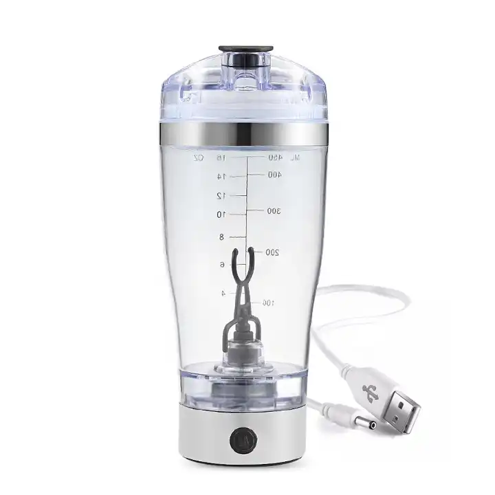 450ML USB Charging Electric Shaker Cup Blender Detachable Mixing