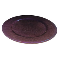 Assiette de service ronde en mélamine personnalisée pour restaurant, idéale pour les collations et les desserts