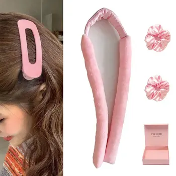 Magic curling kit roller New curler roller hair no heat soft Microfibre ultra-plush heatless hair curlers headband with scrunchy