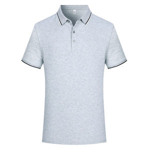 Polo Shirt Navy Blue Solid Color Short Sleeve Daily Wear School Uniforms - Product Image 3