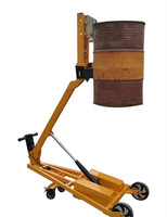 Gerbeur électrique compact de 500 kg avec bras pliable, mini chariot élévateur à fourches pour utilisation en entrepôt intérieur dans les restaurants et le commerce de détail