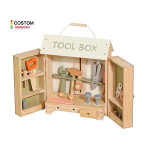 Montessori Customized Growth Wooden <b>Tool</b> Set Early Education Learning Improve Children's Hands-on Ability for Kids Boys Girls - Product Image 1