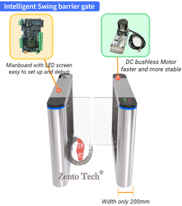 304ss <span class=keywords><strong>bi</strong></span> hướng an ninh Swing rào cản cổng quang Swing cổng rào cản - Product Image 3