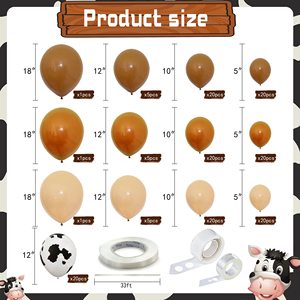 Cow Balloons Garland Arch Kit Cow <strong>Party</strong> <strong>Decorations</strong> for Baby Shower Birthday <strong>Farm</strong> Western Theme <strong>Party</strong> Supplies <strong>Decorations</strong> - Product Image 5