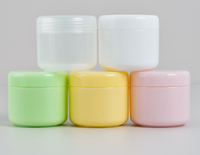 Contenants ronds en PP de 10 ml, 20 g/50 g, 100 g ; Contenants pour crème pour le visage, pots à crème, emballages cosmétiques, flacons d'échantillons, contenants pour crème