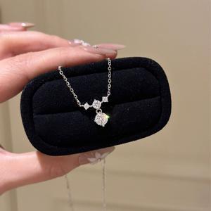 Wenchi S925 Pure Silver Dreamy Fairy Tale Star Pendant Necklace Niche Artistic Design Sweet Sweater Chain <b>Fine</b> <b>Jewelry</b> <b>Set</b> - Product Image 2