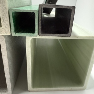 <span class=keywords><strong>Tube</strong></span> <span class=keywords><strong>rectangulaire</strong></span> en PRF (Polymère Renforcé de Fibres) pultrudé, léger, résistant à la corrosion, profil structurel pour support industriel - Product Image 4