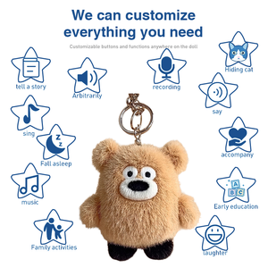 Изготовленный на заказ брелок-медведь с высокой степенью детализации, быстрым сроком поставки, для детских игрушек, мягкие игрушки на заказ - Product Image 2