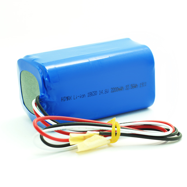 Custom Lithium ICR18650 Li-ion Battery Pack 14.8V 2200mAh for Vacuum Pump