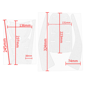 Accessoires de moto XXUN, autocollant antidérapant pour réservoir, autocollant latéral pour réservoir d'essence, poignée de genou pour Yamaha <span class=keywords><strong>TMAX</strong></span> <span class=keywords><strong>560</strong></span> 2020 <span class=keywords><strong>2021</strong></span> 2022 - Product Image 6
