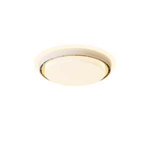 Low Profile 18.9'' Bladeless <b>Ceiling</b> Fan <b>Light</b> Energy Efficient <b>Dimmable</b> 6-Speed DC Motor Flush Mount Fan <b>Light</b> for Kids Room - Product Image 1