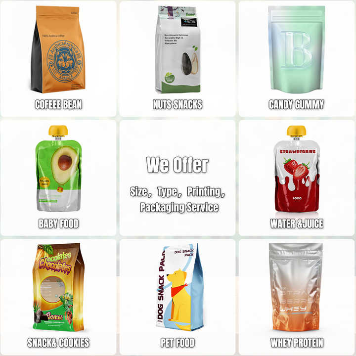 Custom Printed Matte Stand up Pouch - Eco-Friendly Packaging