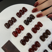 SUUSEEGEL-Ensemble de Gel pour les Ongles, Ensemble de 10 Couleurs Rouge et Brun, Couleur Unie, Gel UV, Nail Art, Offre Spéciale, Nouvelle Collection Automne Hiver 2025