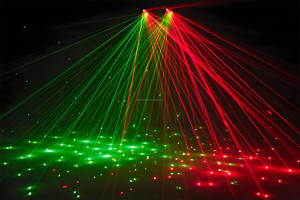 Hot bán trục kép bốn cánh tay di chuyển đầu ánh sáng với chùm tia laser Strobe hiệu ứng thích hợp cho DJ Disco Đảng buổi hòa nhạc thanh ánh sáng sân khấu - Product Image 4