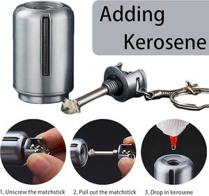 <span class=keywords><strong>Briquet</strong></span> à allumettes permanent, compact et portable, <span class=keywords><strong>briquet</strong></span> porte-clés personnalisé - Product Image 4