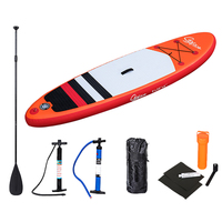 Personnalisé 9 'simple couche gonflable sup Paddle Board avec rames pour la rivière
