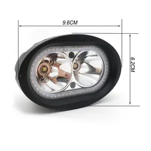 3-Inch High Power Brighter Aluminum Lighting Colorful Led Lamp Waterproof Headlight Modification Accessories LED Work Light