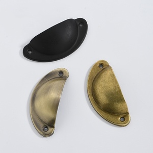 82MM Antique Iron Shell Drawer Handle for Cabinet Kitchen &amp; Hotel Use-Durable Eco-Friendly Furniture Hardware - Product Image 5