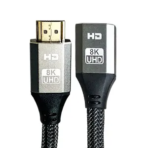 2.0v hdmi 4k @ 60hz 1080p @ 240hz כבל מתאם