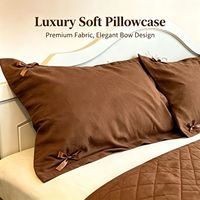 Taies d'oreiller personnalisées avec logo, fermeture enveloppe, en tissu de coton brossé doux, extra respirantes, vente en gros