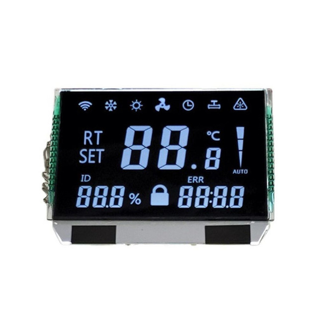 Huaxin 128x64 COB Graphic LCD Display Module STN/FSTN Type SPI Interface with LED Backlight for Industrial Meter Applications