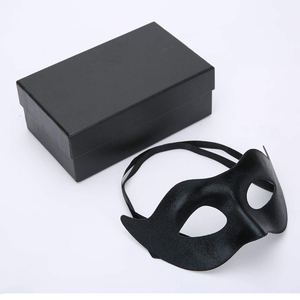 <span class=keywords><strong>Maschere</strong></span> in maschera nera di Halloween ragazzi adulti Fighter mezza faccia maschera veneziana per <span class=keywords><strong>Zorro</strong></span> ballo in maschera - Product Image 5
