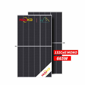 Módulo Fotovoltaico de Alta Eficiencia 645-650-655w Bifacial Solar 680W 690W 700W para Sistema de Energía Solar - Product Image 3