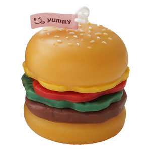 Vela perfumada con forma de hamburguesa, aroma a café y leche, cera de soja, artesanía manual, regalo para cumpleaños - Product Image 4