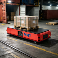 Chariot AGV industriel à guidage automatique pour charges lourdes, anti-collision, avec batterie au lithium pour la logistique de ligne de production et la livraison