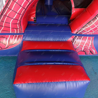 Château gonflable de videur gonflable commercial de SpiderMan sautant la maison de rebond