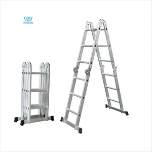 WEIKEN 103A escada escada de alumínio en131 Escada multifuncional com 12 degraus Escala