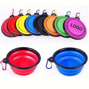 Tazones Plegables de Silicona para Mascotas, Perros, Cachorros, Bonitos y Portátiles, para Viajes, Agua y Comida - Product Image 2