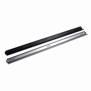 Glissières de <span class=keywords><strong>tiroir</strong></span> robustes en acier épaissi et allongées pour armoires à chaussures sous échelle et tiroirs Tatami, rails de glissière à trois sections - Product Image 5