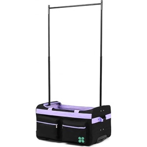 Free sample Travel <b>Bag</b> with Convenient Garment Rack and Lightweight Costume <b>Rolling</b> Garment <b>Duffle</b> Made of Polyester - Product Image 4