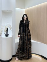 Abaya plissée Miyake Dubaï, grande taille, traditionnelle, musulmane, élégante et digne, jupe longue luxueuse pour femmes, cape, manteau arabe