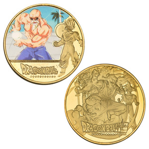 Monedas <span class=keywords><strong>de</strong></span> Oro Clásicas <span class=keywords><strong>de</strong></span> Anime Japonés Dragon Ball, Monedas Conmemorativas <span class=keywords><strong>de</strong></span> Metal <span class=keywords><strong>de</strong></span> Goku, Monedas <span class=keywords><strong>de</strong></span> Dragon Ball Coleccionables, Regalo - Product Image 4