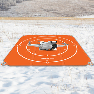 Piattaforma di Atterraggio per Droni in Pelle PU da 50cm, Impermeabile e Pieghevole, Accessori per DJI Air <span class=keywords><strong>3</strong></span> Mini <span class=keywords><strong>4</strong></span> Pro Mavic <span class=keywords><strong>3</strong></span> - Product Image 4
