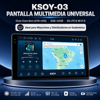 KSOY-03 Voiture Stéréo Universel Écran Tactile AHD Caméra Carplay 3 + 32G Pantallas Android Para Automovil Radio De Coche