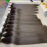 En gros Cheveux humains vierges vietnamiens Remy bruts Sdd Bone Bundles, cuticules intactes, lisses, double tirage