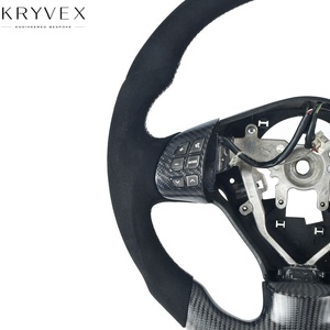Kryvex <span class=keywords><strong>Subaru</strong></span> Ever-Carbon Racing ECR, Volante de Fibra de Carbono y Cuero para <span class=keywords><strong>Subaru</strong></span> WRX 2010, <span class=keywords><strong>Precio</strong></span> de Fábrica, Gran Venta - Product Image 3