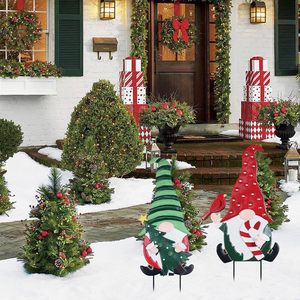 Best-Selling Large Outdoor Patio Party Decoration Waterproof Cross-Border Carnival Purple Dwarf Floor Christmas Figurine Toy - Product Image 2