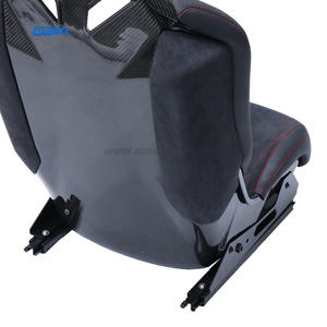 Siège de voiture en cuir Alcantara Nappa et fibre de carbone sèche, couleur personnalisable, noir et rouge, pour Lamborghini LP610 - Product Image 4