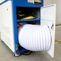 RAZORTEK Nouvelle machine de soudage laser à fibre portative automatique 4-en-1 6000W avec système de refroidissement par eau industriel et contrôle RAYCUS